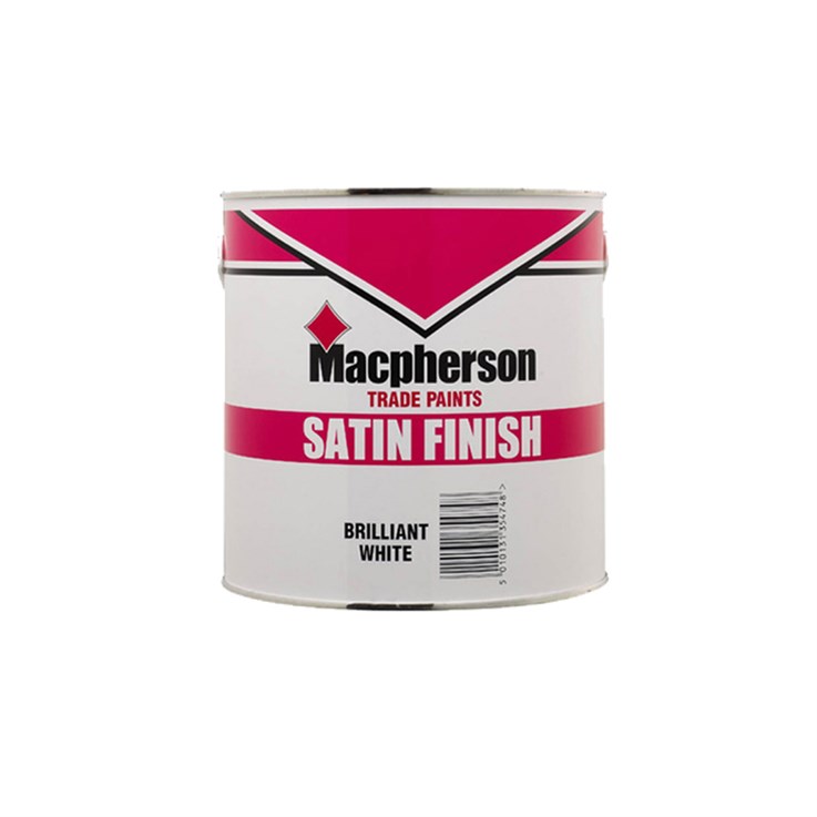 Macpherson Trade Satin Brilliant White 1Ltr